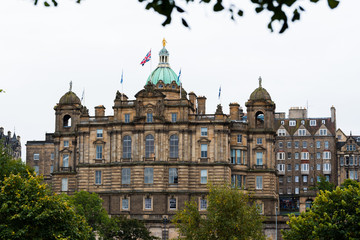 Fototapeta na wymiar Bank of Scotland Building Edinburgh