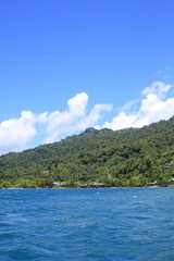Beautiful Coral reefs coastline of Guadalcanal Island, Solomon