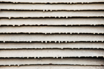 Background of blinds old yellow