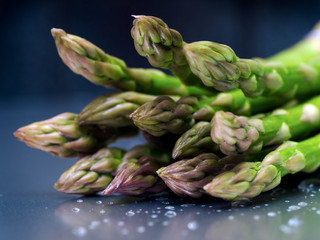 Close up of fresh Asparagus tips