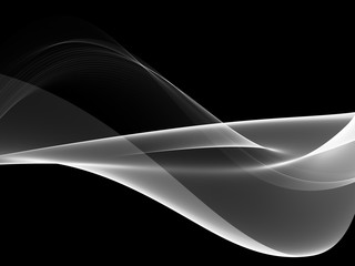      Abstract soft white wave design element 