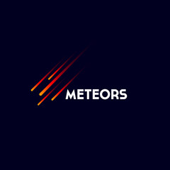 Comet logo. Meteor icon. © Nataly