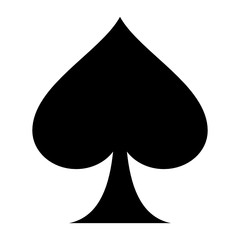 Fototapeta premium playing card flat icon for apps and websites - icône jeux de cartes pour sites web et applicaitons