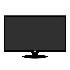 Monitor screen vector flat icon