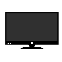 Monitor screen vector flat icon