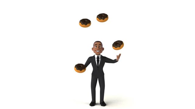 Fun businessman - 3D Animation