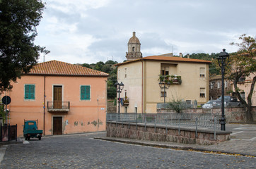 Piazza del centro di Busachi