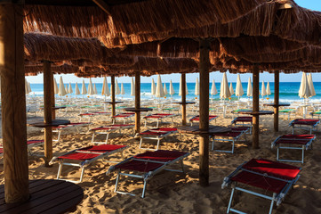 Beach Maldives of Salento,  Pescoluse, Puglia, Italy