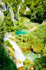 Fototapeta na wymiar Idyllic place in the National Park in Croatia