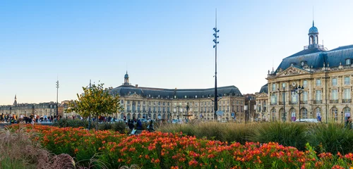 Fotobehang Place de la bourse à Bordeaux, Gironde, France © FredP