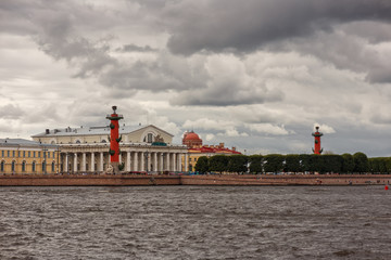 The building of the St. Petersburg Stock Exchange