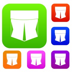 Pocket set color collection