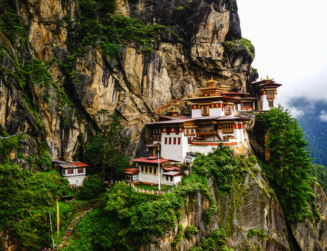 Paro Taktsang (Tiger Nest) In Bhutan