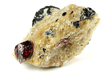 zircon nestled in bedrock found in Gilgit/ Pakistan