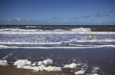 Empty Beach in Normandy France