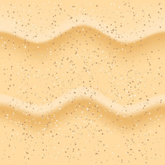 Sand seamless pattern. Yellow wave seamless pattern.