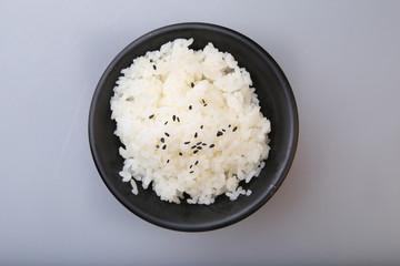 Japanese rice in black  bow