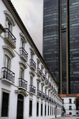 Brazil Rio de Janeiro portuguese colonial and modern building