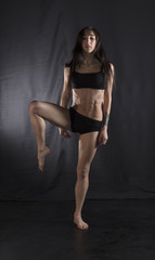 Beautiful athletic girl