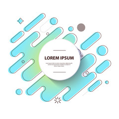 Modern Abstract Geometric background. Yellow-blue gradient pattern. Vector EPS 10