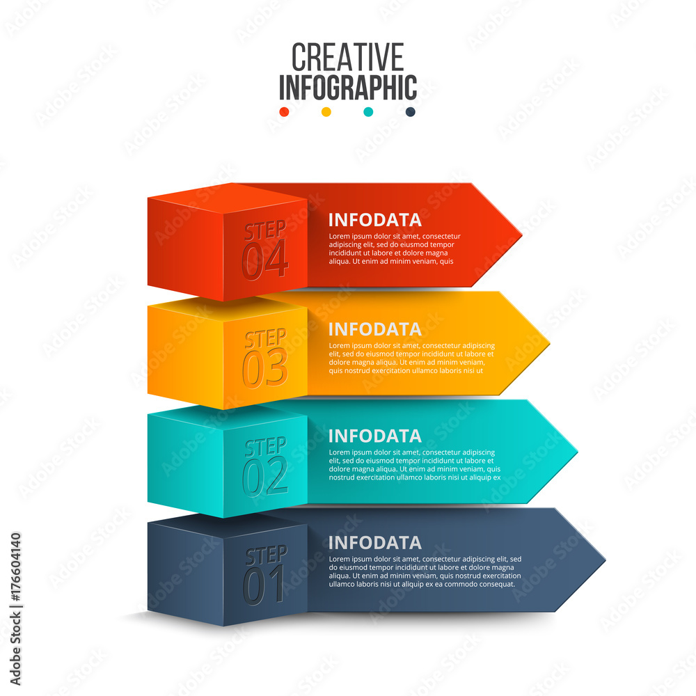 Poster business data visualization.
