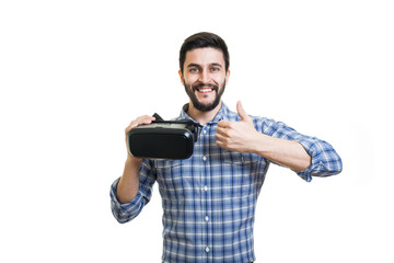 Man with vr goggles