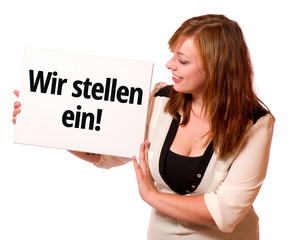 Wir stellen ein
