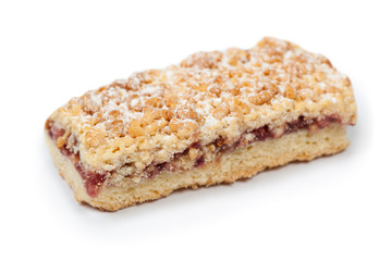 Pastry with cranberry jam