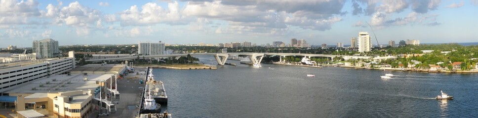 Port area of Fort Lauderdale, Florida