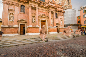 Fototapeta premium San Prospero church, Reggio Emilia
