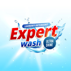product design template for laundry detergent or soap