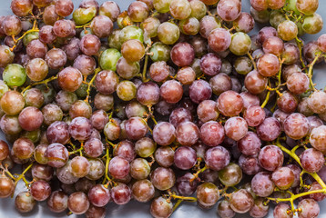 texture bunches of grapes close-up