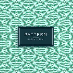 green abstract flower style pattern design