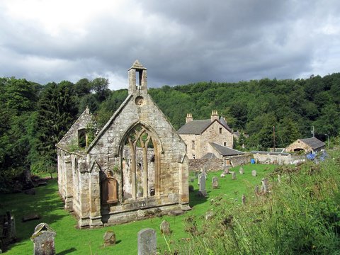 Ruined Church at Temple, Midlothian.