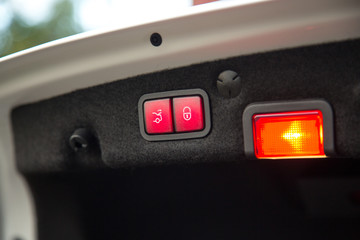 Fototapeta premium Car Boot button