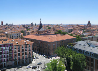 Obraz premium Aerial image of Madrid, Spain