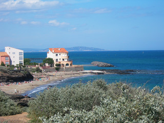 The coast near Sete,  H&eacute;rault department, France