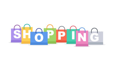 Colorful shopping bags