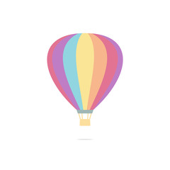 Naklejka premium Hot air balloon vector