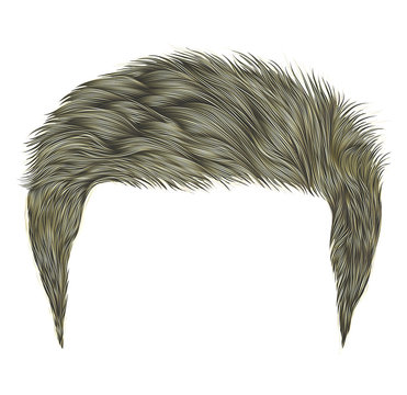 trendy man hairs.brunette black
color.beauty style.realistic 3d.
