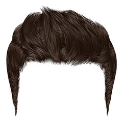 trendy stylish man hairs brown blonde colour.beauty style.high hair styling .