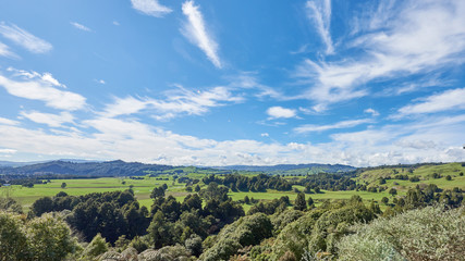 Dramatic cloudscape in rural New Zealand