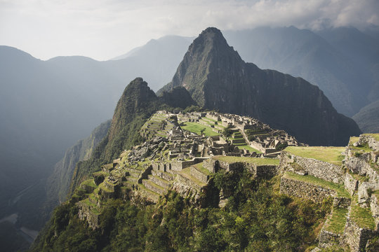 Inca ruins, Machu Picchu, Peru