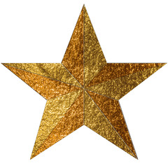 étoile dorée 