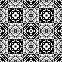 Design seamless monochrome geometric pattern