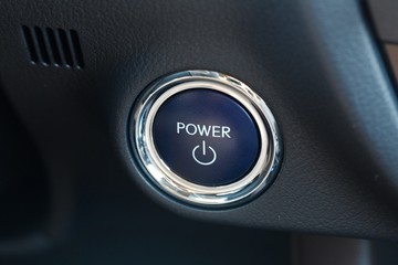 Power button of a car