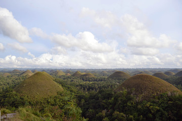 Chocolate Hills. Located in Cebu, the Philippines. What a geological wonder!