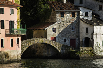 Italy, Lake Como; Nesso, an enchanting corner.