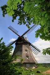 Photo sur Plexiglas Moulins Mühle, Windmühle, Grebin 