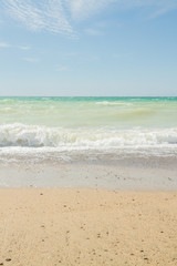 The sea shore summer Sunny day